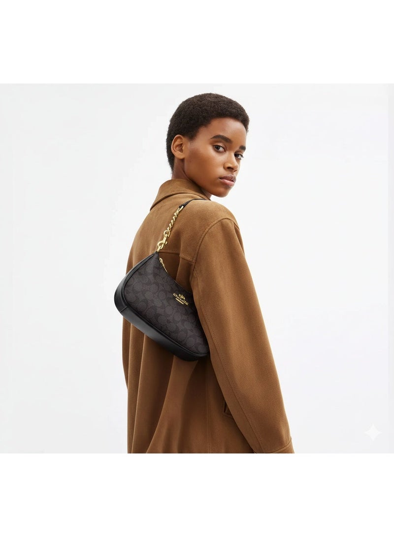 coachoutlet Teri Mini Crossbody Bag in Signature Canvas – Compact Everyday Crossbody with Detachable Straps - Image 4